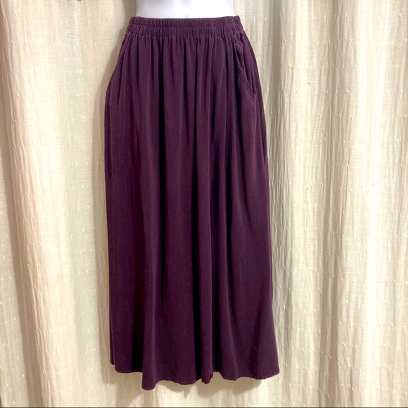 Dresses & Skirts - Carole Little Purple Rayon Skirt